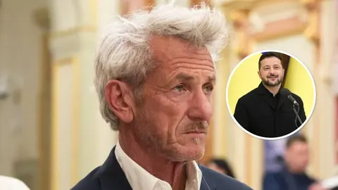 Шон Пенн став на коліна перед Зеленським: зворушливий момент на церемонії