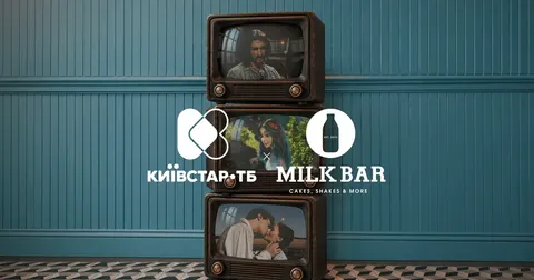 Десерти у формі вінтажних телевізорів: Київстар ТБ і MILK BAR вшановують українс