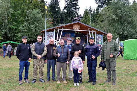 У Сколе на фестивалі грибників презентували центр «Захист Львівщини»